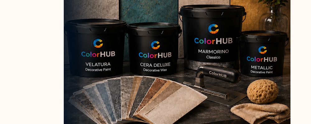 Декоративни мазилки и  бои в ColorHUB
